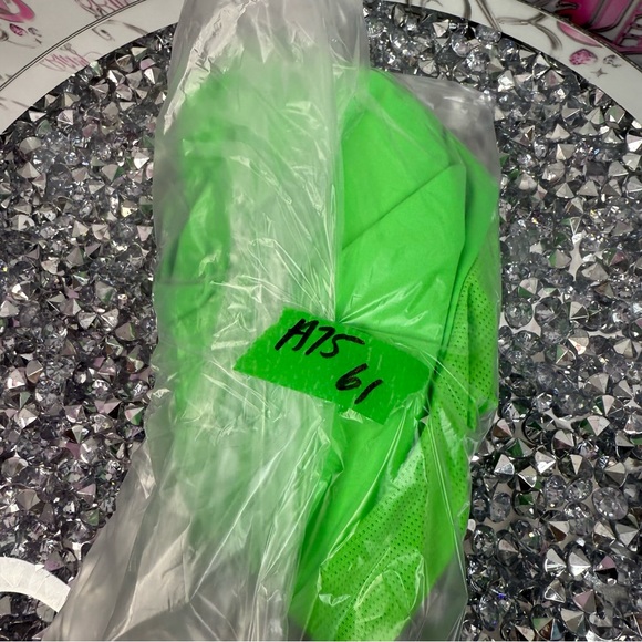 Adidas tank top stretchy, soft, neon, green Women's Vibrant Lime Tank Top - Picture 10 of 10